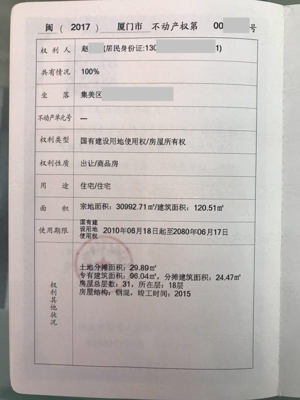 产权证